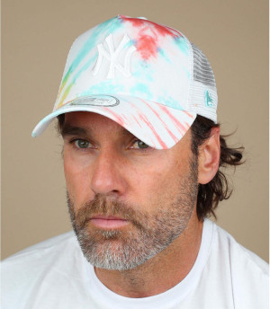 trucker NY tie dye Trucker Tie Dye NY white